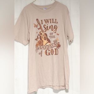 Woman’s country Christian lyrics graphic T shirt